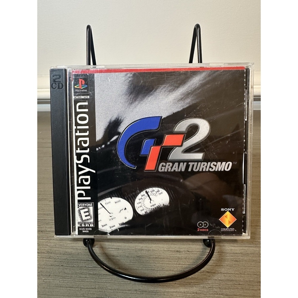 Gran Turismo 2 (Sony PlayStation 1 PS1, 1999) Black Label 2 Discs